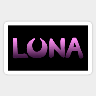 Luna Name. Magnet